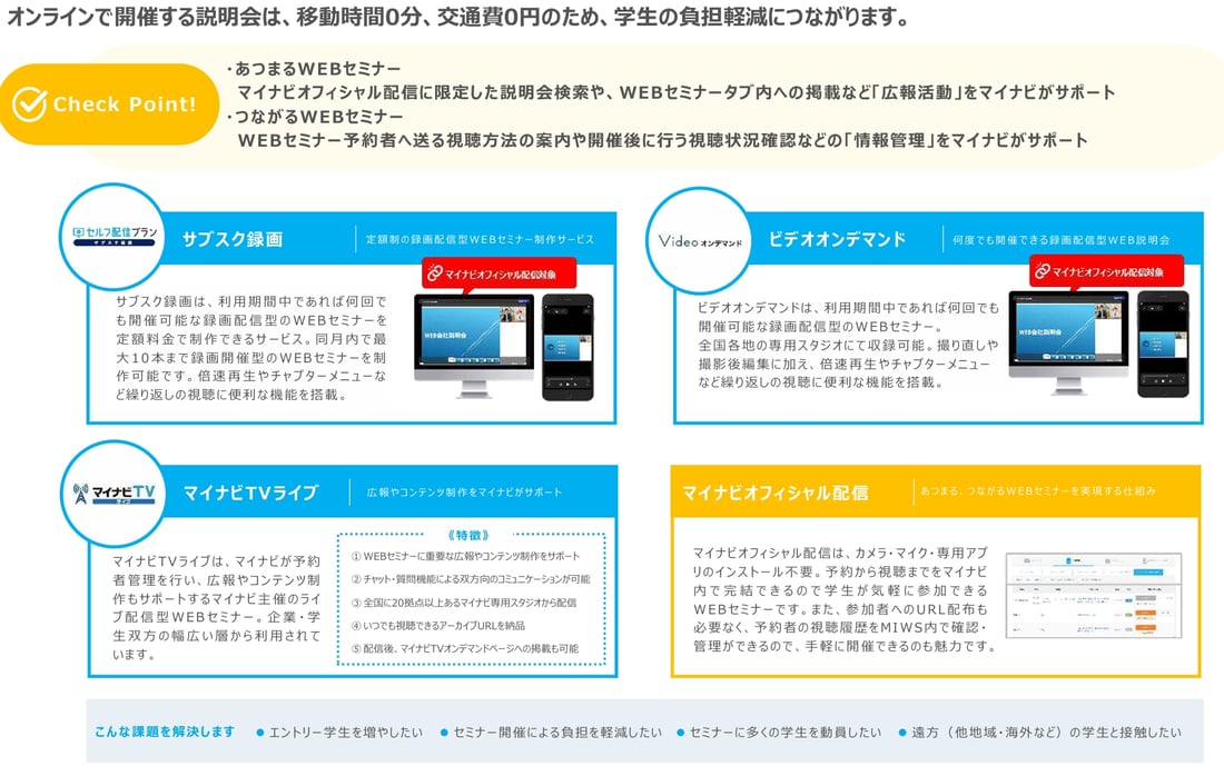 【マイナビ新卒】オンラインイベント