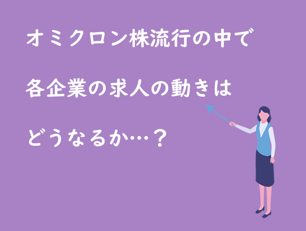 オミクロン株流行の中で各企業の動き