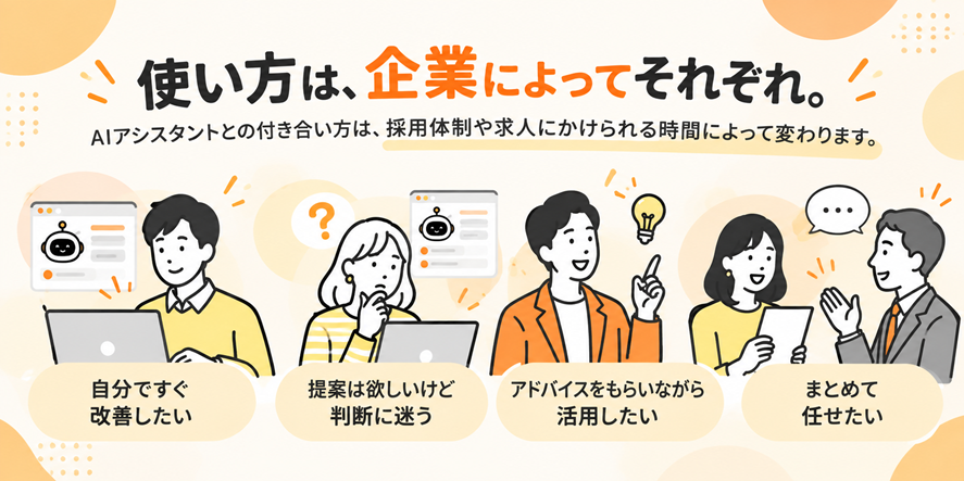 使い方は、企業によってそれぞれ