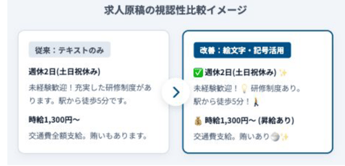 AirWork採用管理での絵文字の利用可能に