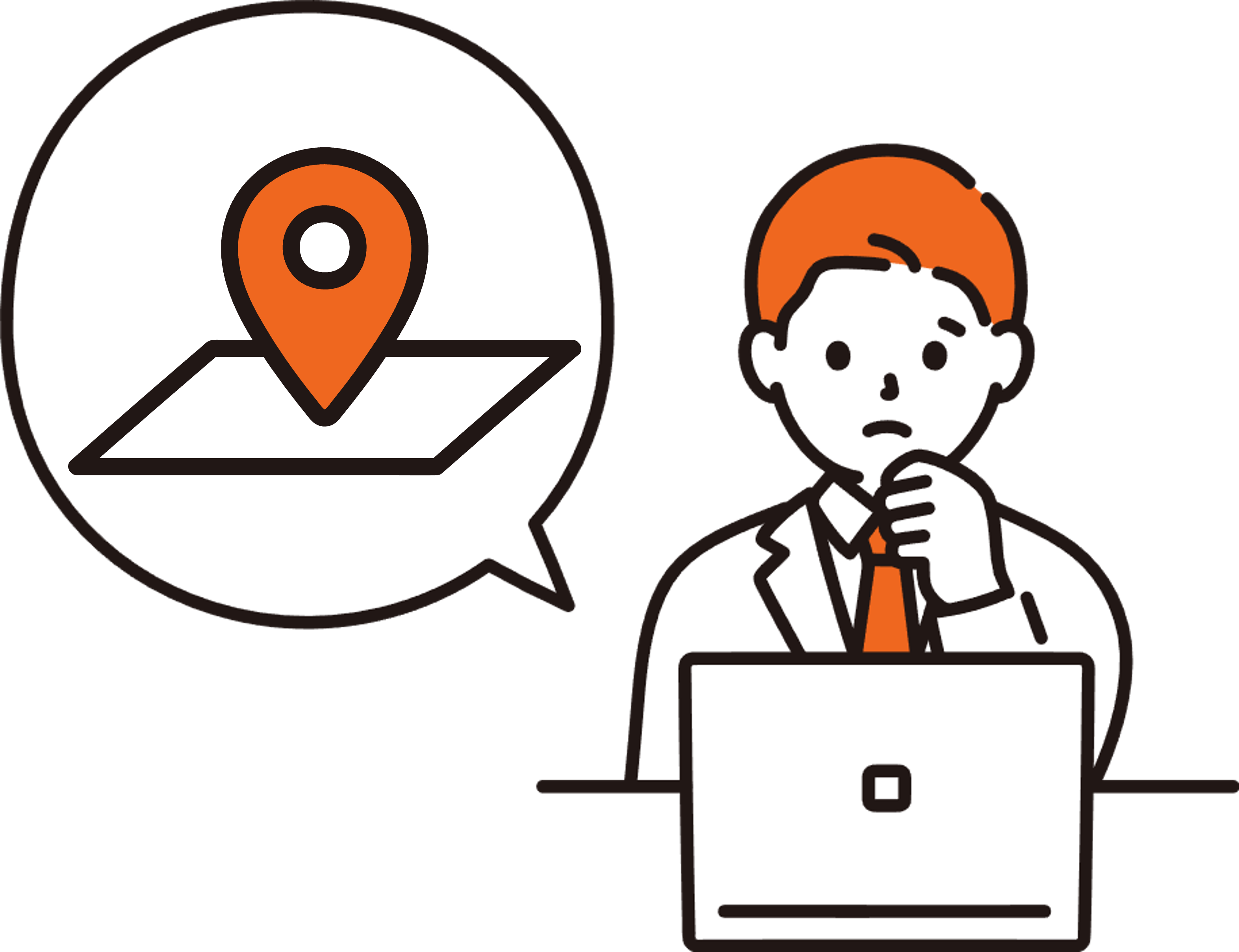 特定の地域・職種だけ 応募が来なくて悩む男性